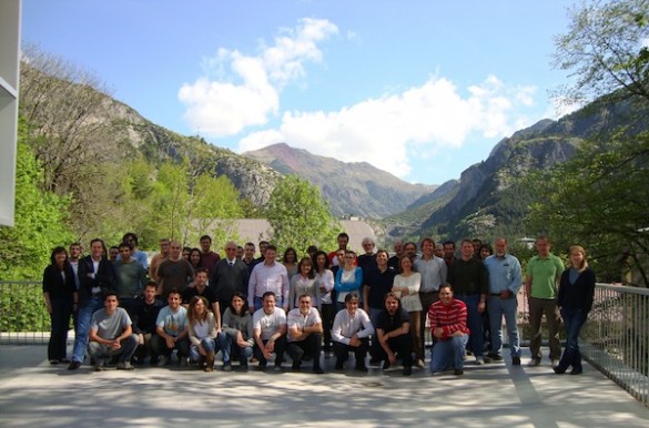 The NEXT Collaboration in Canfranc, May 2011
